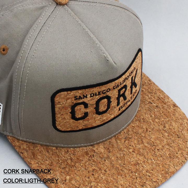 Cork Supply Co コルクサプライ Cork Snapback コルク スナップバック Cap キャップ 帽子 フラットバイザー メンズ レディース スノボ スノーボード 人気 Caplogosnap ソサイアティ06 通販 Yahoo ショッピング