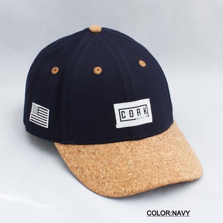 CORK SUPPLY CO コルクサプライ LOGO LOW ロゴ ロー CAP キャップ 帽子 カーブバイザー CORK コルク メンズ