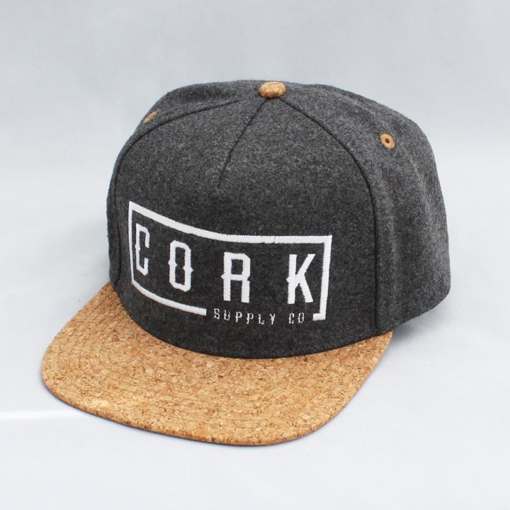 CORK SUPPLY CO コルクサプライ WOOL LOGO SNAPBACK ウール スナップバック CAP キャップ 帽子 フラット