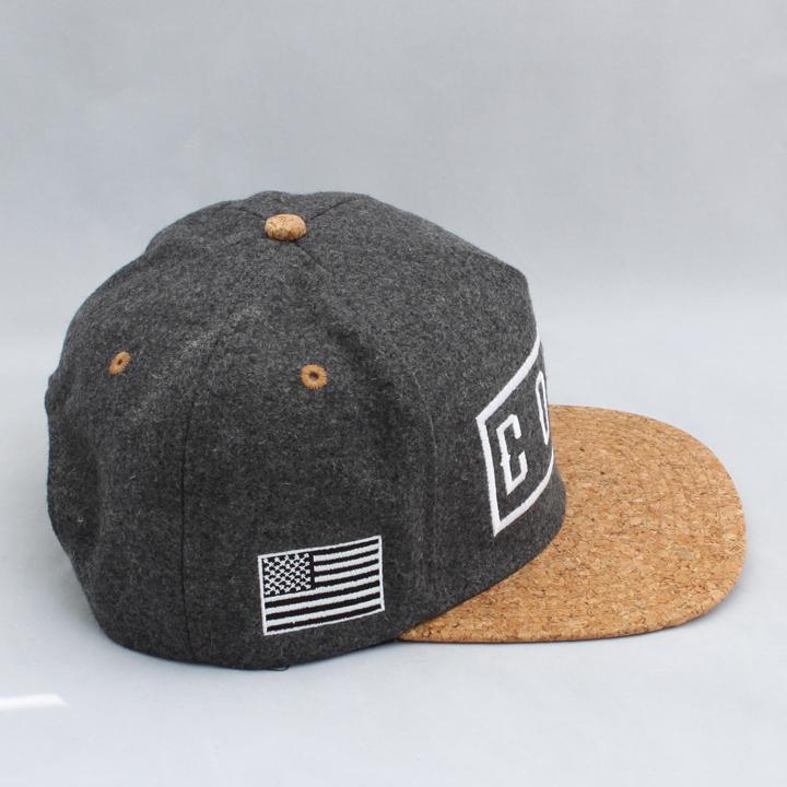 CORK SUPPLY CO コルクサプライ WOOL LOGO SNAPBACK ウール スナップバック CAP キャップ 帽子 フラット