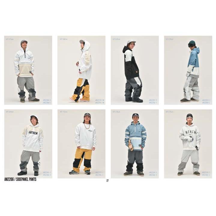 22-23 ANTHEM アンセム SIDEPANEL PANTS サイドパネルパンツ スノーボードウェアー メンズ レディース スノボウェアー 正規品｜society06｜03