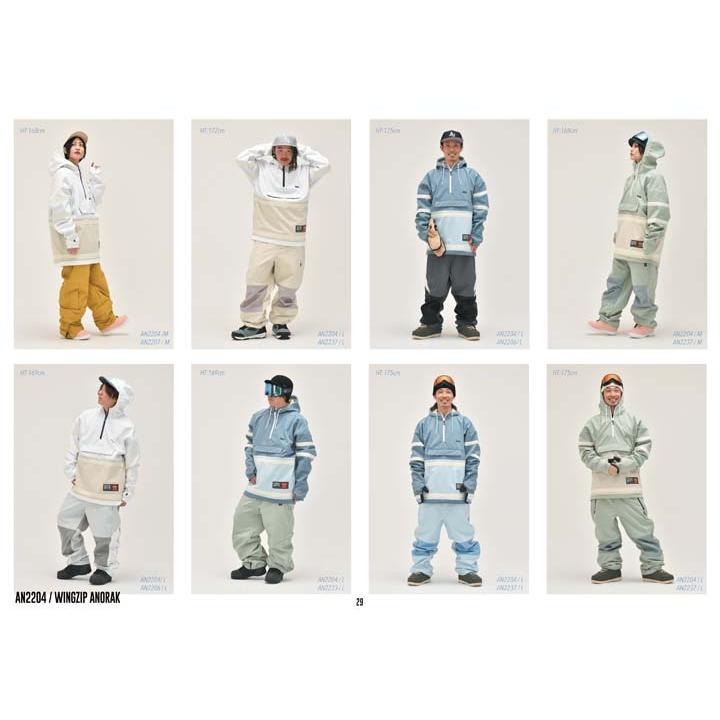 22-23 ANTHEM アンセム WINGZIP ANORAK アノラック プルオーバー 22-23 ANTHEM アンセム WINGZIP ANORAK アノラック プルオーバー