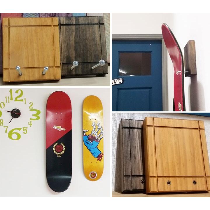 BOARD HANGER for SKATEBOARD with 壁美人 スケートボードデッキ BOARD HANGER for SKATEBOARD with 壁美人 スケートボードデッキ