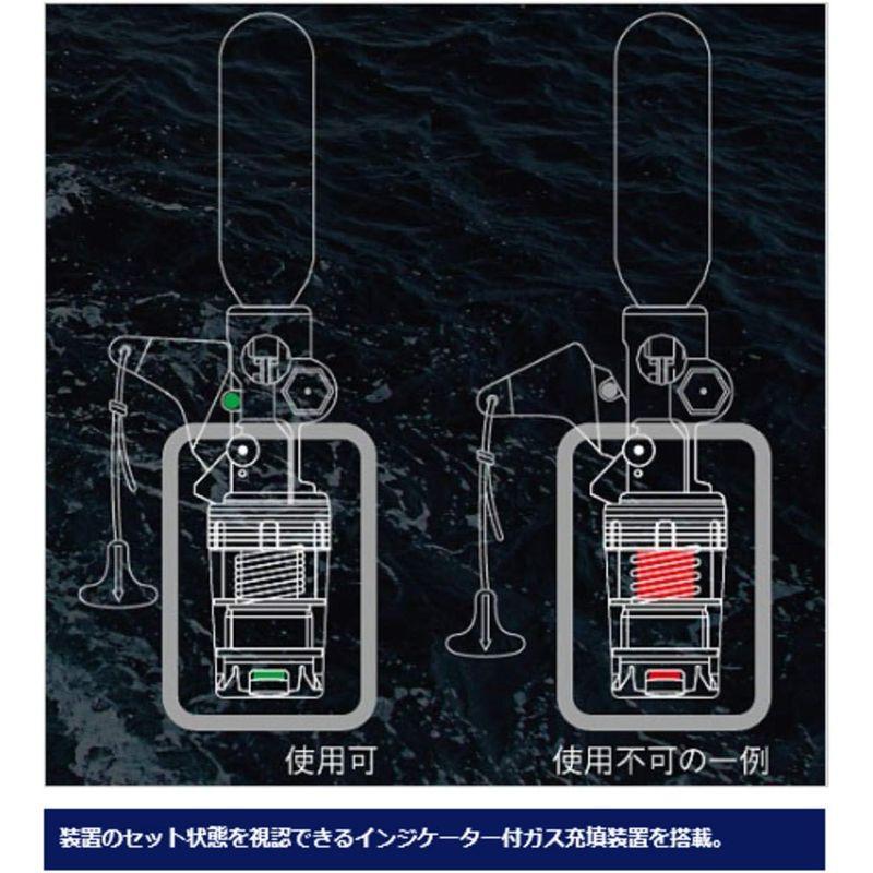 シマノ(SHIMANO) ライフジャケット 釣り 大人用 ラフトエアジャケット ウエストベルトタイプ 桜マーク 国土交通省認定品 自動膨脹式 桜マーク SHIMANO ライフジャケット 釣り 大人用 ラフトエアジャケット ウエストベルトタイプ 国土交通省認定品 自動膨脹式 サイズ 105cm ナイロン100%