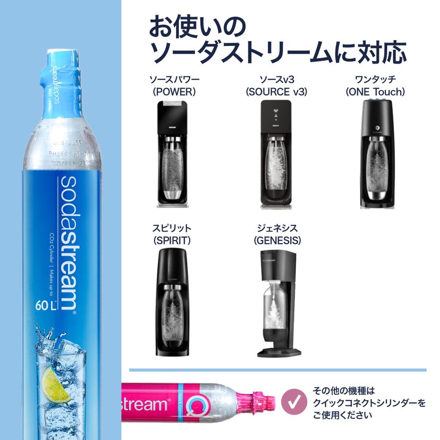 sodastream（ソーダストリーム） 【同時交換】ソーダストリーム ガス