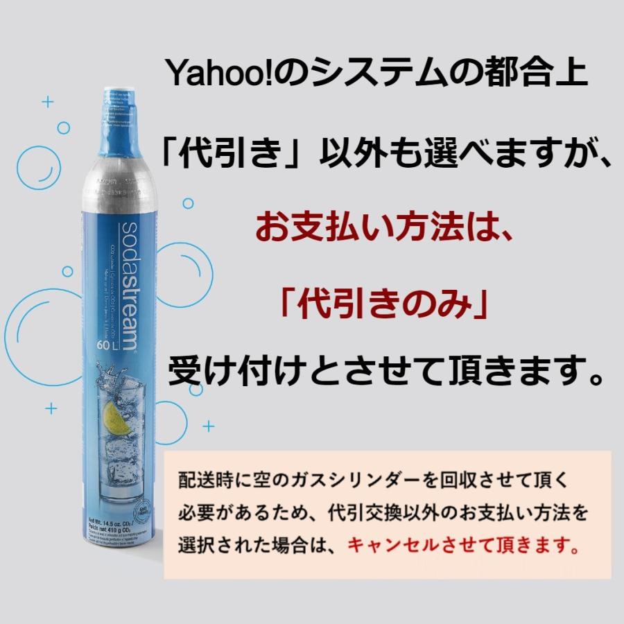 【代引限定】ソーダストリーム ガスシリンダー(交換用) 60L 2本セット＜炭酸水メーカー＞｜sodastream-gas｜02