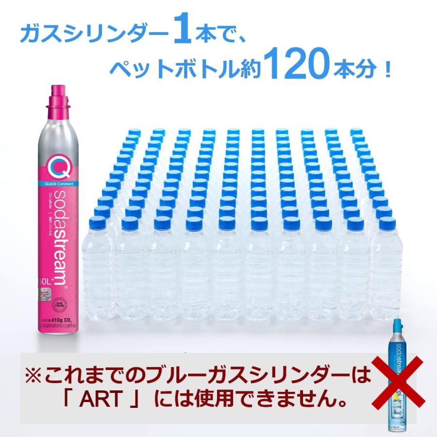 ソーダストリーム ART(アート)スターターキット【公式限定ボトル付】＜炭酸水メーカー＞｜sodastream｜05