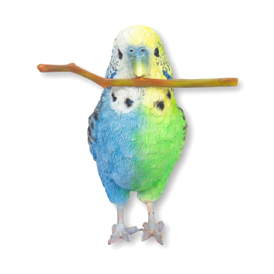 Woobia（ウービア）【青緑セキセイインコ】 (幅14.2×奥行4.2×高