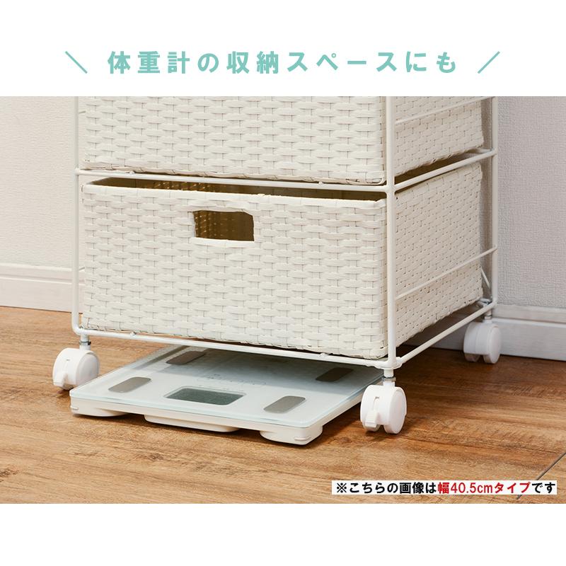 ランドリーチェスト 引出し４杯 ワイドタイプ 〔幅50.5×奥行30.5×高さ85cm〕｜sofa-lukit｜07