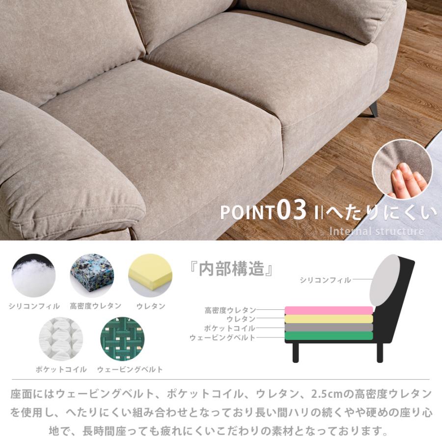 ソファー 2人掛け ごろ寝 ソファ 2Pソファ ハイバック 幅148 傷 帽子