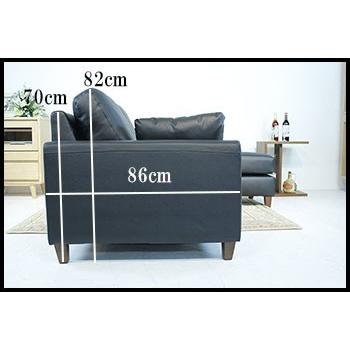 ソファー　3人掛け　本革　カウチ　オットマンおまけ付き　定価28万 ソファー 3人掛け オットマン ソファ 家具 カウチ カウチソファ