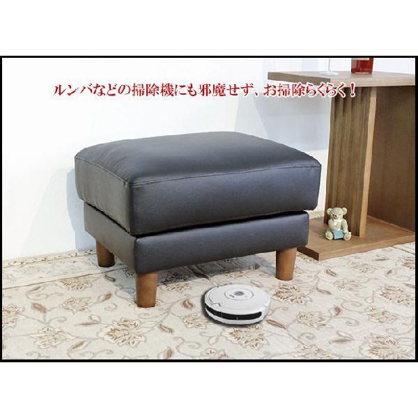 コンパクトサイズ本革スツール レザー 革 オットマン おしゃれ