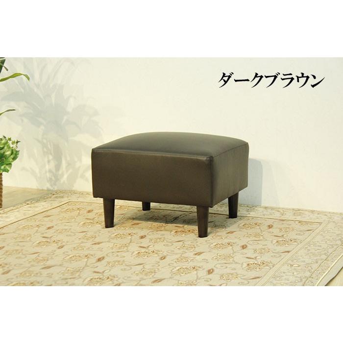 旧仕様処分再生皮革 レザーファブリックスツール レザー オットマン