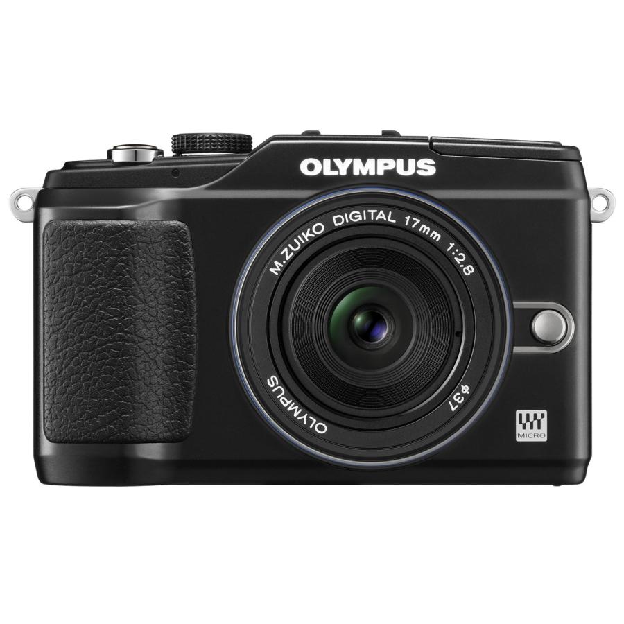 OLYMPUS ミラーレス一眼 E-PL2 パンケーキレンズキット ブラック E-PL2 
