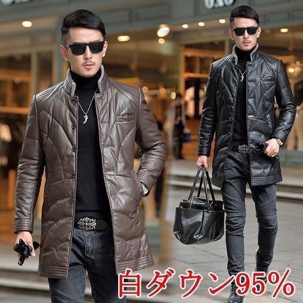 安い購入 ダウンジャケット 本革 白ダウンコート メンズ ラム革 上品白ダウン95 スタンドカラー 革ジャン ダウン皮コート 防寒着 レザージャケット 30代40代50代60代 008 Abpg 14 Kayiyasu ヤフー店 通販 Yahoo ショッピング 輝く高品質な Feltfetish Com