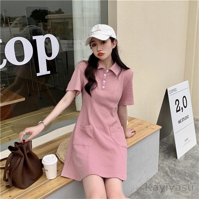 ゴルフウェア レディース ゴルフワンピース ロングポロシャツ チュニック 夏用コーデ 通気吸汗 半袖 Polo Aライン 女性用 テニスウェア スポーツウェア きれいめ 008 Jxk Zb143 Kayiyasu ヤフー店 通販 Yahoo ショッピング