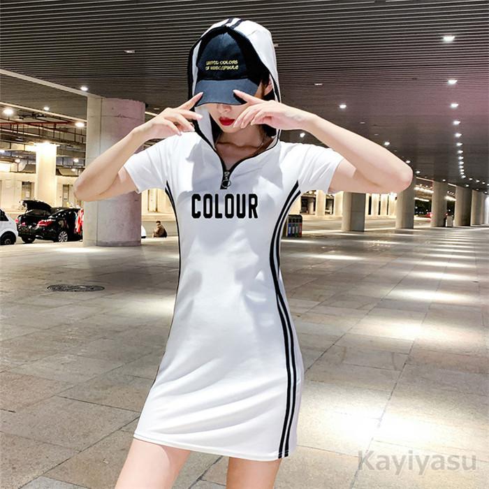 ゴルフウェア ゴルフワンピース レディース スポーツチュニック ロングシャツ 夏用コーデ 通気吸汗 半袖 Aライン 女性用 テニスウェア カジュアル きれいめ 008 Jxk Zb148 Kayiyasu ヤフー店 通販 Yahoo ショッピング