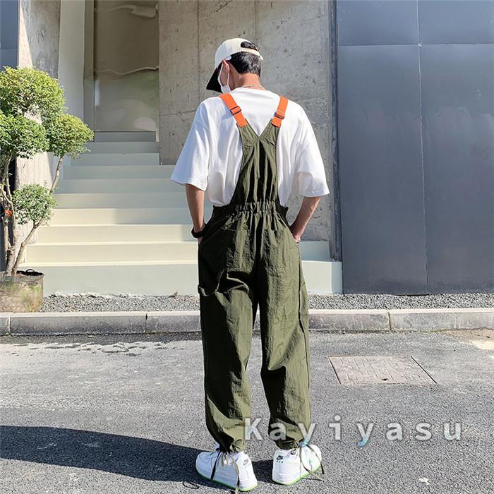 サロペット オーバーオール メンズ 超熱 個性派 ズボン型つなぎ ジョガーパンツ ロングパンツ 胸当て 男性用 肩紐パンツ ファッション性 繋ぎ おしゃれ 作業服