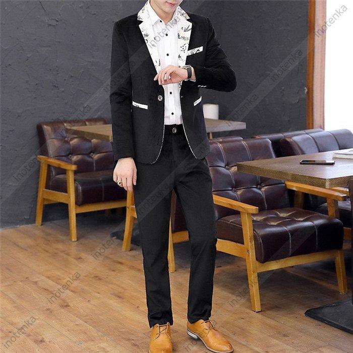 カジュアルスーツ メンズ セットアップ スリムスーツ おしゃれ テーラードジャケット 長袖 スキニーパンツ パイル生地 紳士服 パーティー 成人式 ステージ服装 008 Mhzy 1929 A Kayiyasu ヤフー店 通販 Yahoo ショッピング
