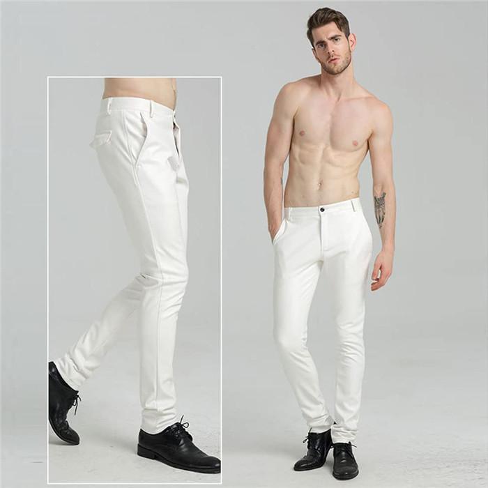 レザーパンツ メンズ スキニーパンツ 革パンツ ライダースパンツ