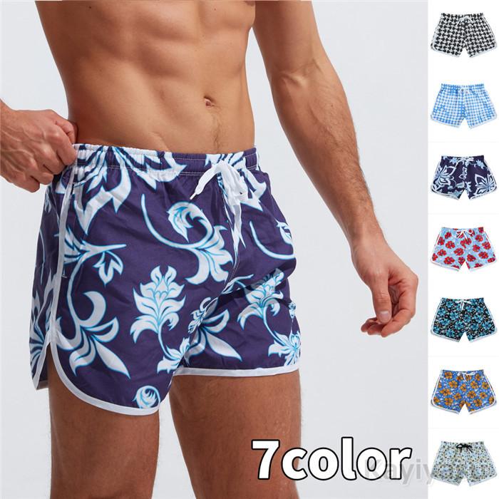 サーフパンツ メンズ水着 ビキニパンツ ショートトランクス ブーメラン 短パン スイムショーツ ビーチズボン 海パン ハーフパンツ ボックス 水泳用品 初回限定