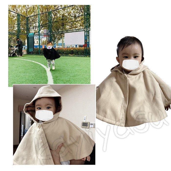 ポンチョ 赤ちゃん マント ケープ かわいい 女の子 男の子 コットン 冬