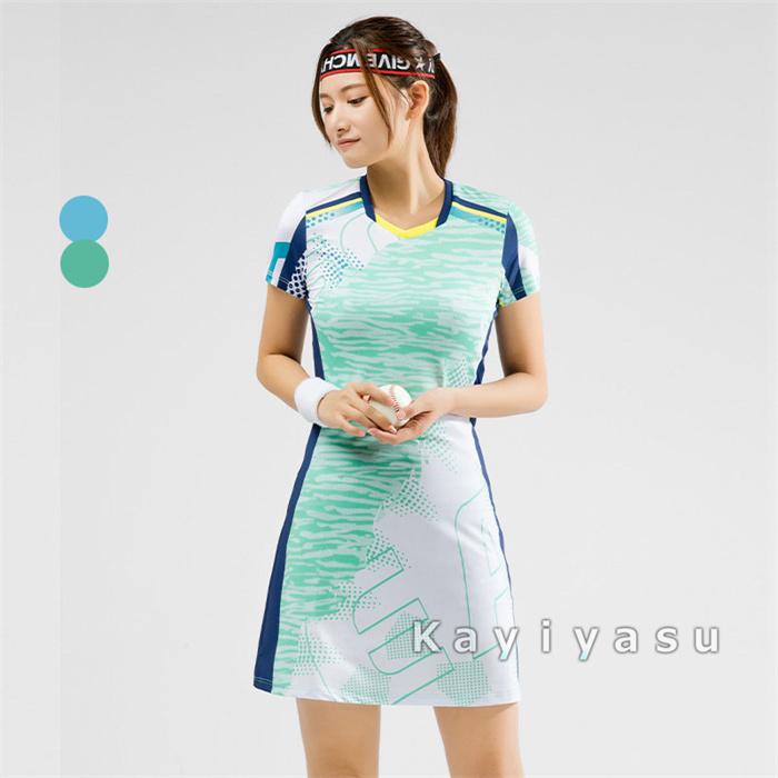 最大 Offクーポン ゴルフウェア ゴルフワンピース レディース 夏 コーデ 半袖 着痩せ ワンピース チュニック きれいめ ロング丈 Tシャツ ワンピース Aライン 運動着 通気性 快適