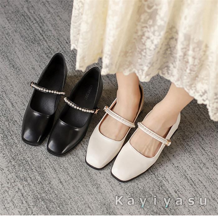 パンプス レディース シューズ チャンキーヒール ビジネスシューズ オフィス Ol 通勤 就活 ローヒール靴 スクエアトゥ 婦人靴 女性用靴 通気 おしゃれ 非売品