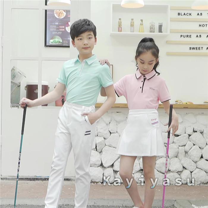 市販 ゴルフシャツ キッズゴルフウェア 子供服 男の子 女の子 半袖 速乾性 Tシャツ Poloシャツ テニスウェア Golf 吸湿通気 カジュアル スポーツ きれいめ Dprd Jatimprov Go Id