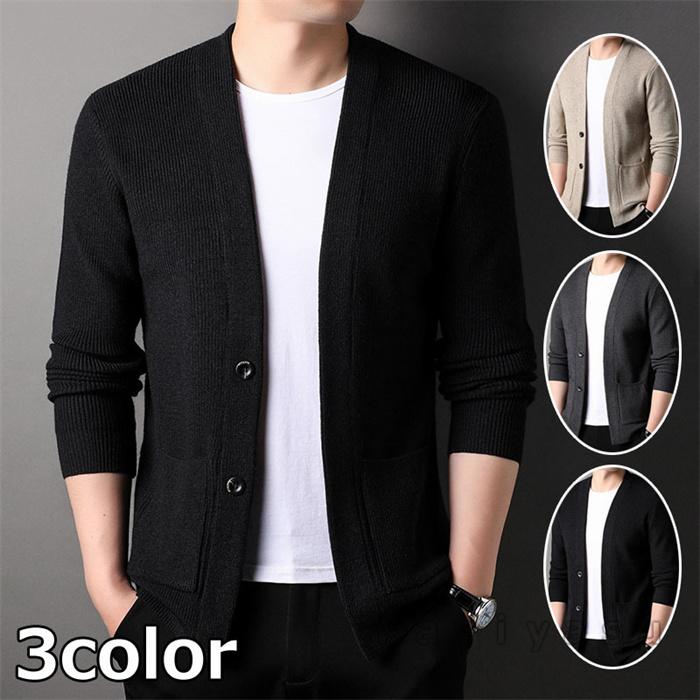 カーディガン メンズ セーター ニット トップス 上着 ニットカーディガン ビジネス 長袖 防風 男性用 薄手 Vネック アウトドア カジュアル 春秋冬 無地 036 Xy 3313 Inotenka Yahoo 店 通販 Yahoo ショッピング