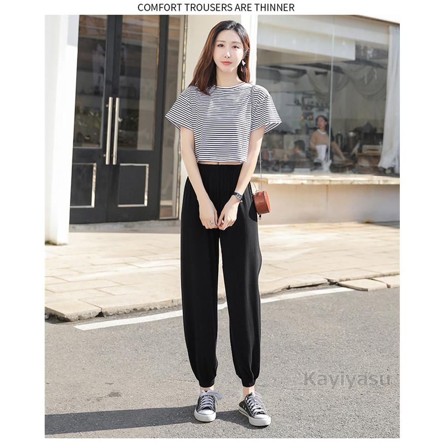 ジョガーパンツ レディース スウェットパンツ ジャージ パンツ ズボン ボトムス スポーツウエア 女性用パンツ 春夏 ゆったり 036 Ytfz C0 Kayiyasu ヤフー店 通販 Yahoo ショッピング