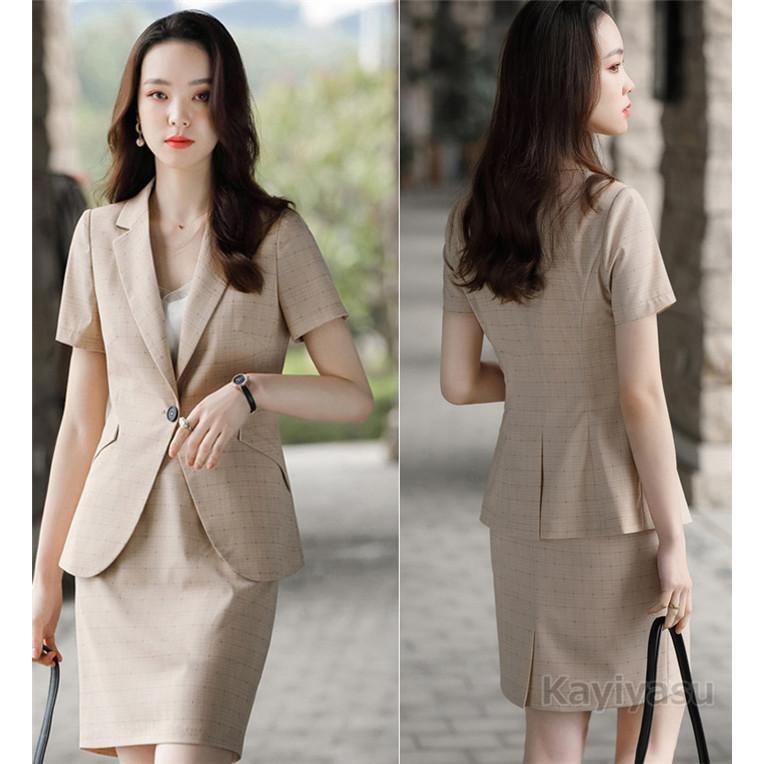 スカートスーツ レディース Ol おしゃれ オフィス カジュアル ジャケット スーツ フォーマル リクルート 上下セット 半袖 夏 就活 春秋 通勤着 面接 最大90 Offクーポン おしゃれ