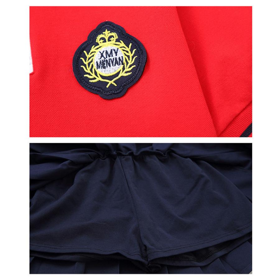 セットアップ キッズ 上下 ゴルフｔシャツ ポロシャツ ゴルフスカート 子供用 半袖 ゴルフパンツ 短パン 春夏 子供の日 通学 通園 入学式 卒業式 最大73 オフ 子供服 七五三