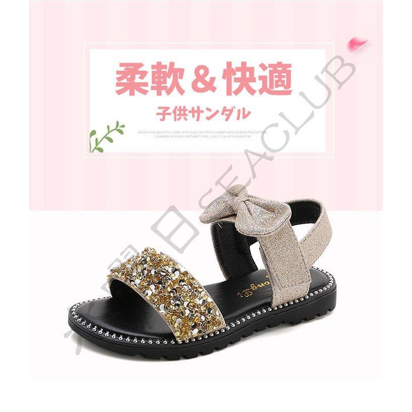 人気サンダル キッズ サンダル 女 女の子 子供 子ども リボン ビーチサンダル 17 22cm マジックテープ 脱着便利 かわいい おしゃれ 歩きやすい Kayiyasu 062 Tq 1908 Kayiyasu ヤフー店 通販 Yahoo ショッピング