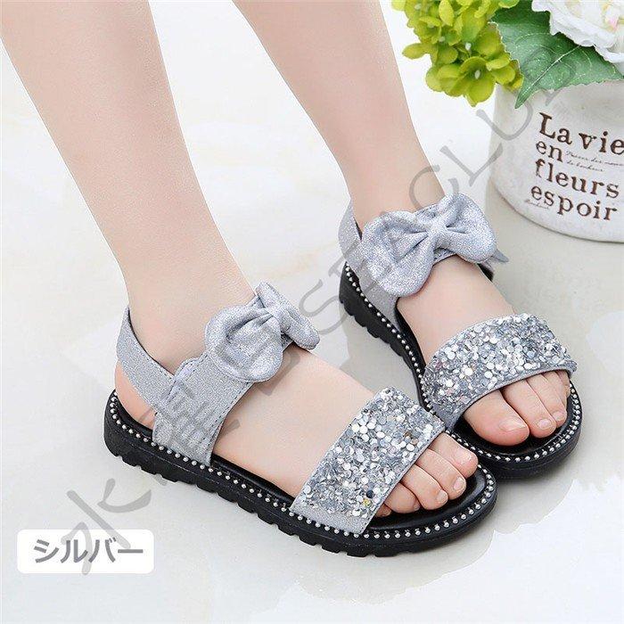 人気サンダル キッズ サンダル 女 女の子 子供 子ども リボン ビーチサンダル 17 22cm マジックテープ 脱着便利 かわいい おしゃれ 歩きやすい Kayiyasu 062 Tq 1908 Kayiyasu ヤフー店 通販 Yahoo ショッピング