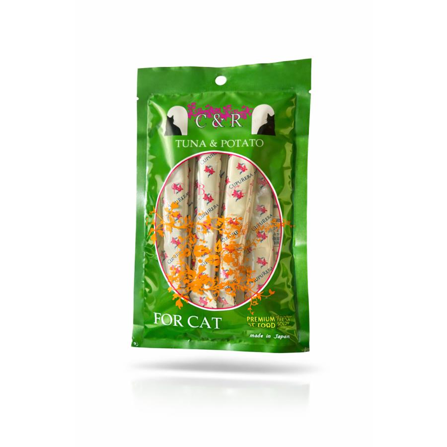 CUPURERA クプレラ レティック ツナ＆ポテト 猫用 18g×4本 栄養補助食品 マグロ おやつ トッピング | 