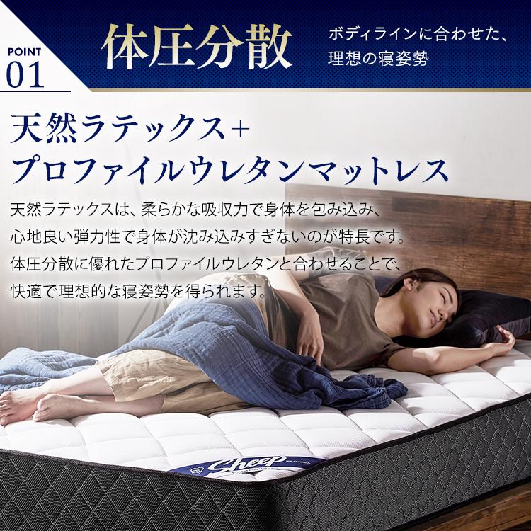 マットレス セミダブル ポケットコイル 厚さ25cm PMTS25H-SD : 家具