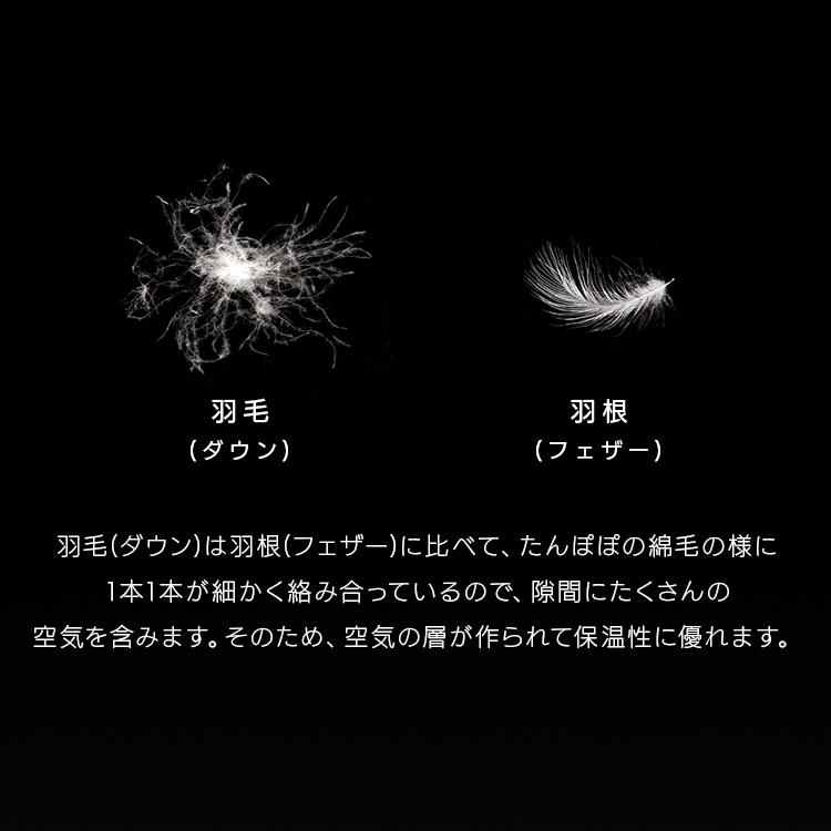 羽毛布団 セミダブル 掛け布団 掛布団 羽毛 布団 冬 冬用 暖かい あったか 羽毛ふとん KKF-WD901-SDL アイボリー アイリスオーヤマ_4