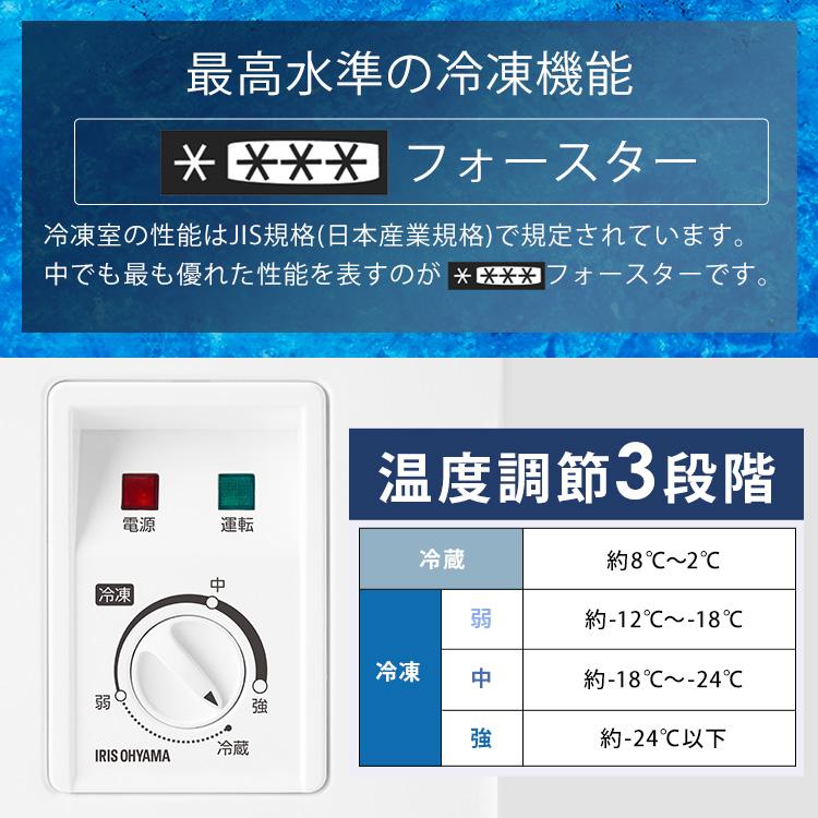 IRIS OHYAMA（アイリスオーヤマ） 冷凍庫 上開き 199L セカンド冷凍庫