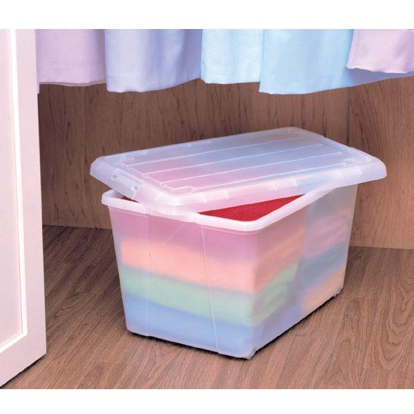 IRIS OHYAMA 衣装ケース プラスチック ロック N-550 キャスター