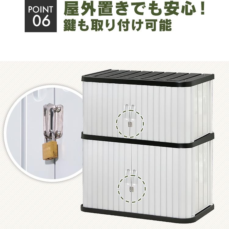 IRIS OHYAMA（アイリスオーヤマ） 物置 屋外 2段タイプ ML-1050V