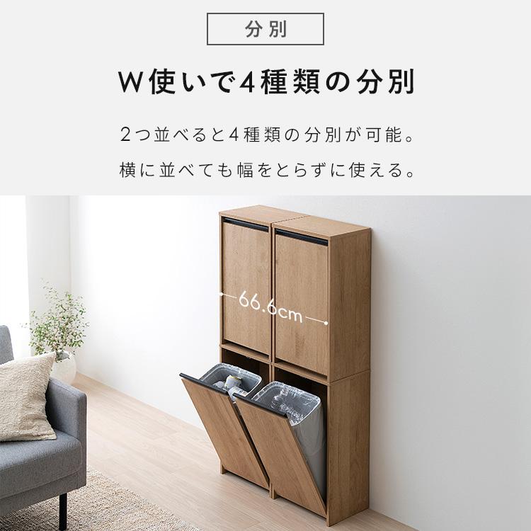 IRIS OHYAMA（アイリスオーヤマ） ゴミ箱 分別 おしゃれ 目隠し ペール