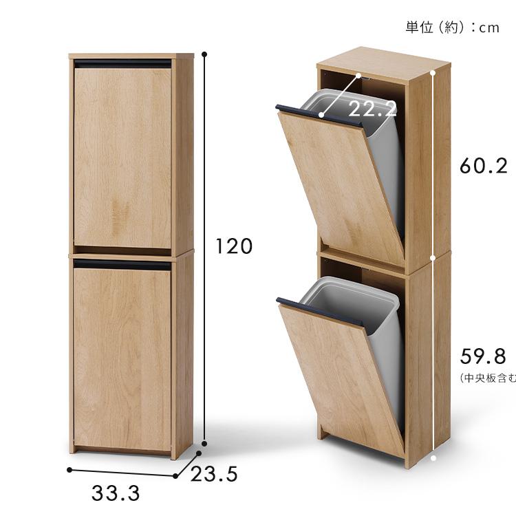 IRIS OHYAMA（アイリスオーヤマ） ゴミ箱 分別 おしゃれ 目隠し ペール