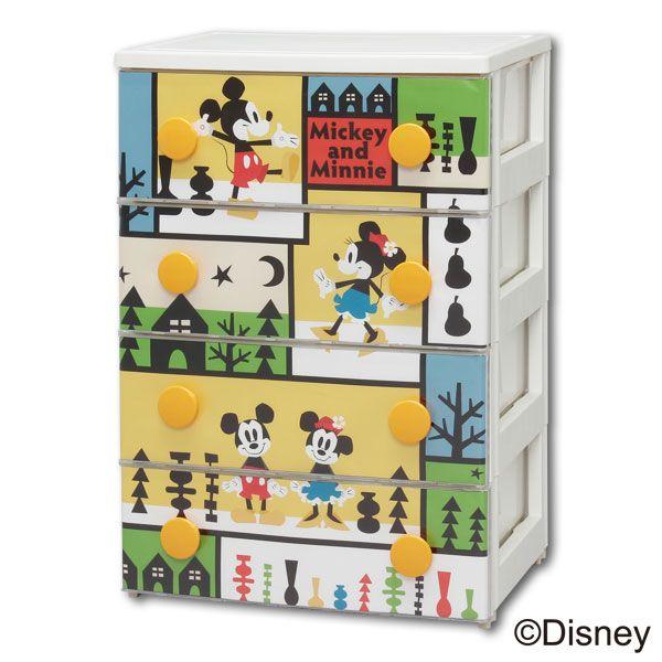 niko and ...　ディズニー　衣裳ケース　収納ボックス Disney（ディズニー） 収納ケース 衣装ケース チェスト 収納チェスト