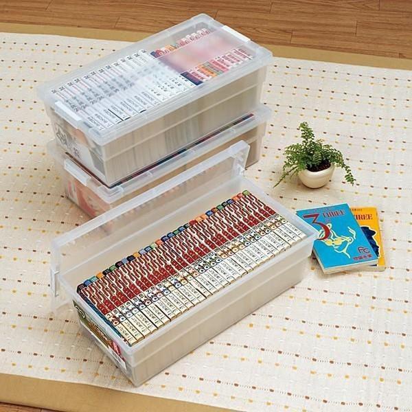IRIS OHYAMA 収納ボックス 収納ケース 3個セット コミック 収納 IRIS OHYAMA 収納ボックス 収納ケース 3個セット コミック 収納