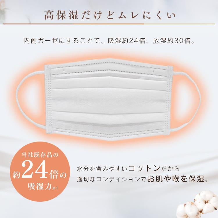 マスク Cotton more 内側ガーゼマスク 小さめサイズ 30枚入り PK-G30S アイリスオーヤマ｜sofort｜06