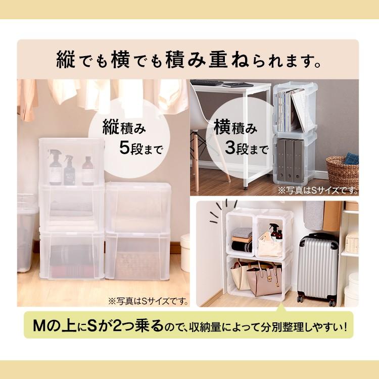 IRIS OHYAMA（アイリスオーヤマ） 収納ボックス 収納カゴ 横置き