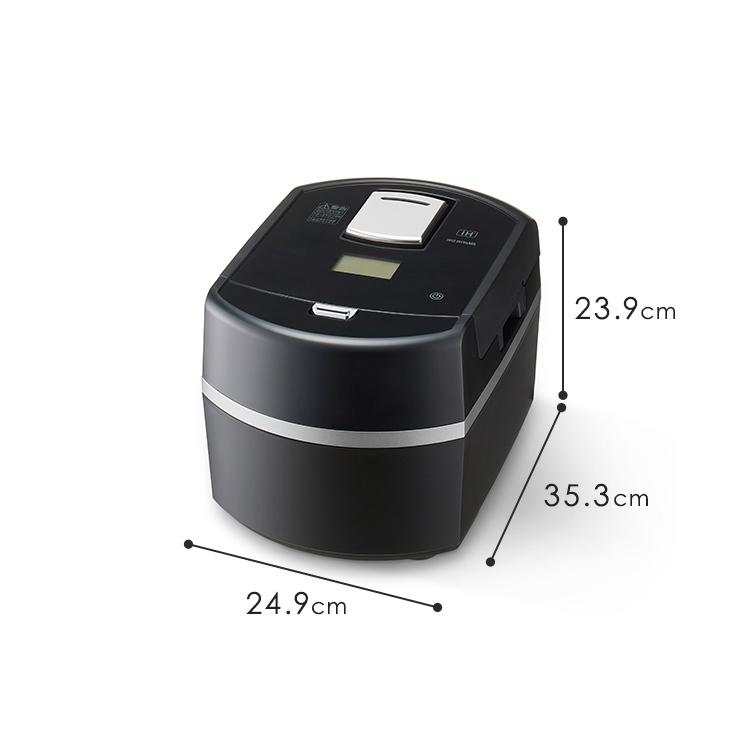 IRIS OHYAMA（アイリスオーヤマ） 炊飯器 5合炊き 5合 IH 瞬熱真空釜