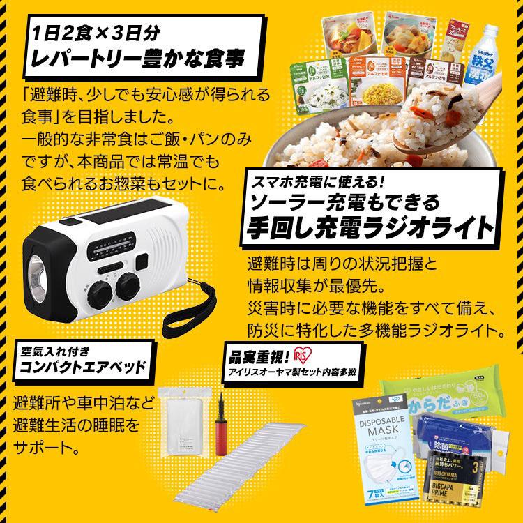 IRIS OHYAMA（アイリスオーヤマ） 防災グッズ セット 1人用 防災セット