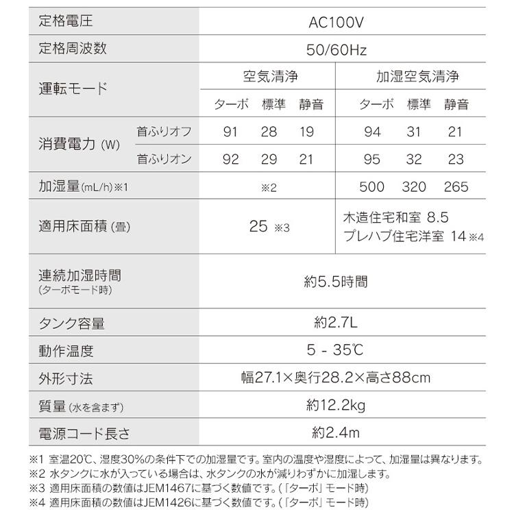 空気清浄機 加湿器 加湿空気清浄機 サーキュレーター付 花粉対策 高性能フィルター 空気清浄器 CHA-A55-C アイリスオーヤマ 新生活 *｜sofort｜15